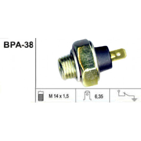BULBO DE PRESION DE ACEITE DE MOTOR SCHINCA BPA-38