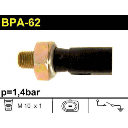 BULBO DE PRESION DE ACEITE DE MOTOR SCHINCA BPA-62
