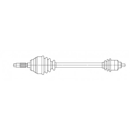 SEMIEJE DE TRANSMISION SKF VKJC 9406 A