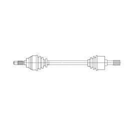 SEMIEJE DE TRANSMISION SKF VKJC 9504 A