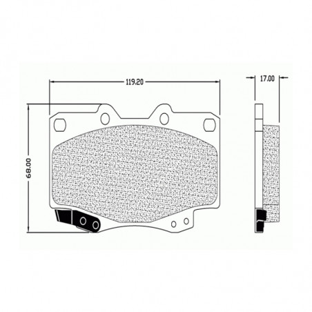 JUEGO DE PASTILLAS DE FRENO RAYBESTOS 88118