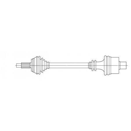 SEMIEJE DE TRANSMISION SKF VKJC 9618 A