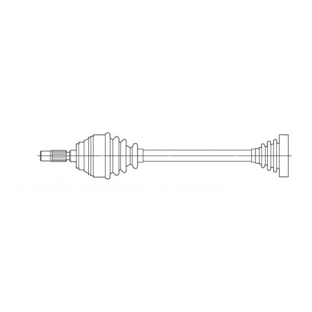 SEMIEJE DE TRANSMISION SKF VKJC 9101 A