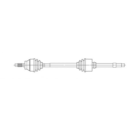 SEMIEJE DE TRANSMISION SKF VKJC 9304 A