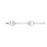 SEMIEJE DE TRANSMISION SKF VKJC 9304 A