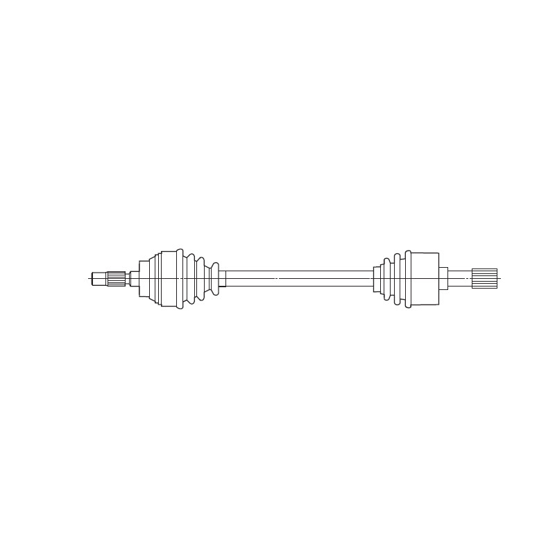 SEMIEJE DE TRANSMISION SKF VKJC 9327 A