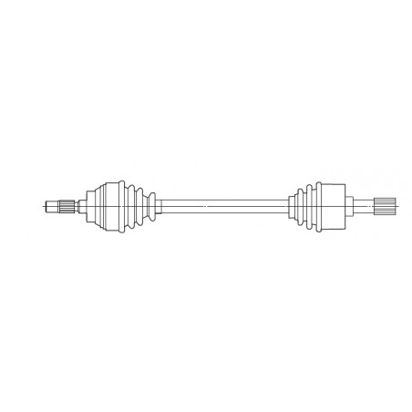 SEMIEJE DE TRANSMISION SKF VKJC 9341 A