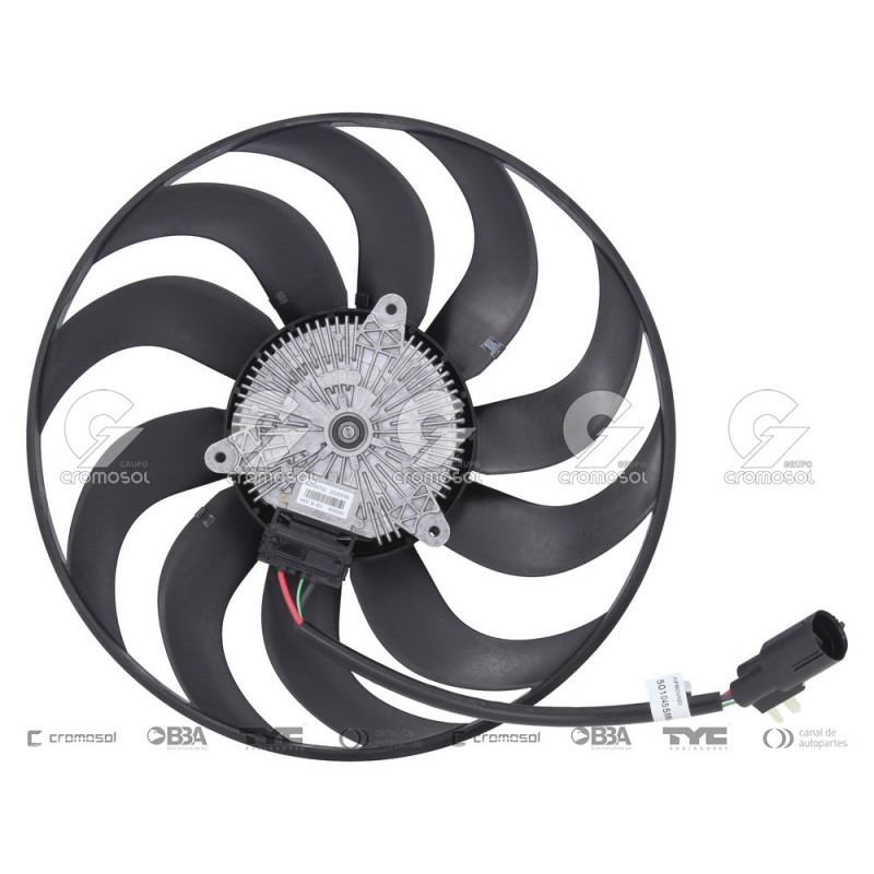 ELECTROVENTILADOR DE RADIADOR DE AGUA MARCAS VARIAS 68522