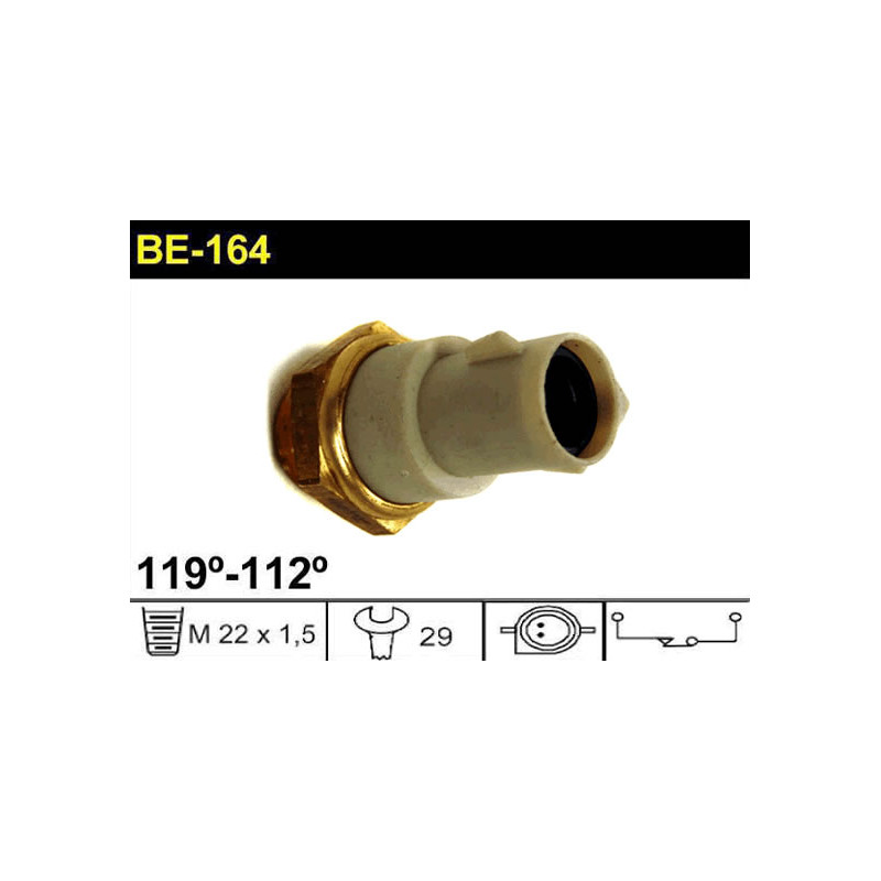 BULBO DE ELECTROVENTILADOR SCHINCA BE-164