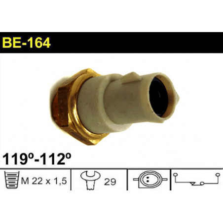 BULBO DE ELECTROVENTILADOR SCHINCA BE-164