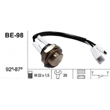 BULBO DE ELECTROVENTILADOR SCHINCA BE-98