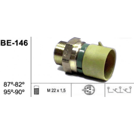 BULBO DE ELECTROVENTILADOR SCHINCA BE-146