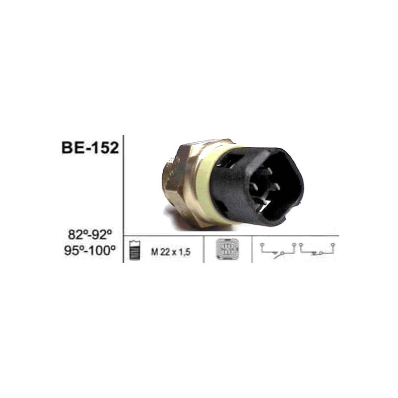 BULBO DE ELECTROVENTILADOR SCHINCA BE-152