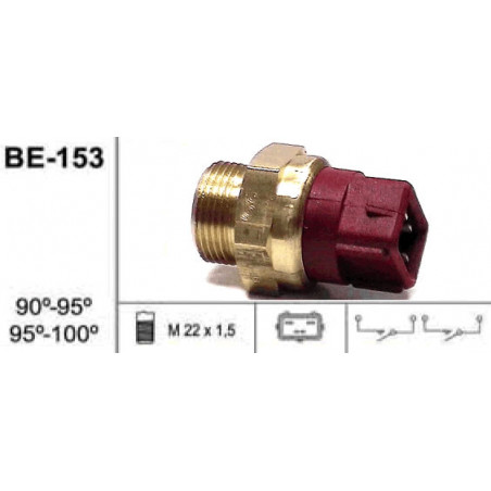 BULBO DE ELECTROVENTILADOR SCHINCA BE-153