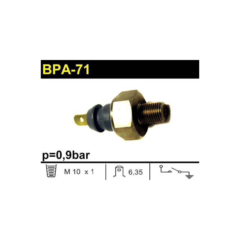 BULBO DE PRESION DE ACEITE DE MOTOR SCHINCA BPA-71