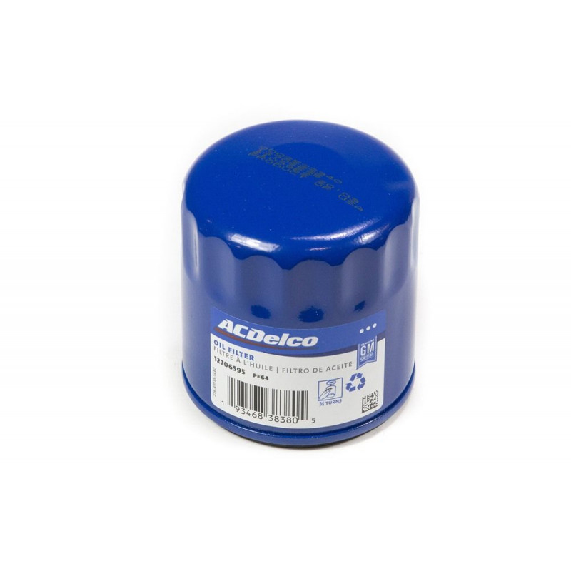 FILTRO DE ACEITE DE MOTOR CHEVROLET 12706595