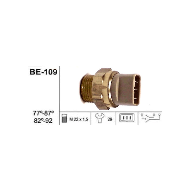 BULBO DE ELECTROVENTILADOR SCHINCA BE-109