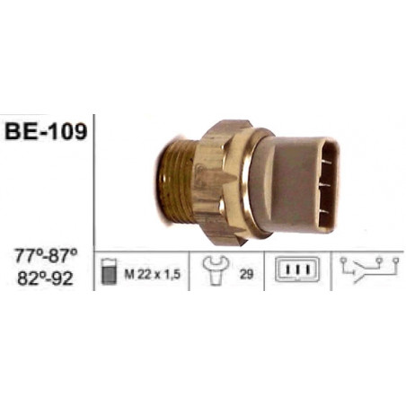 BULBO DE ELECTROVENTILADOR SCHINCA BE-109