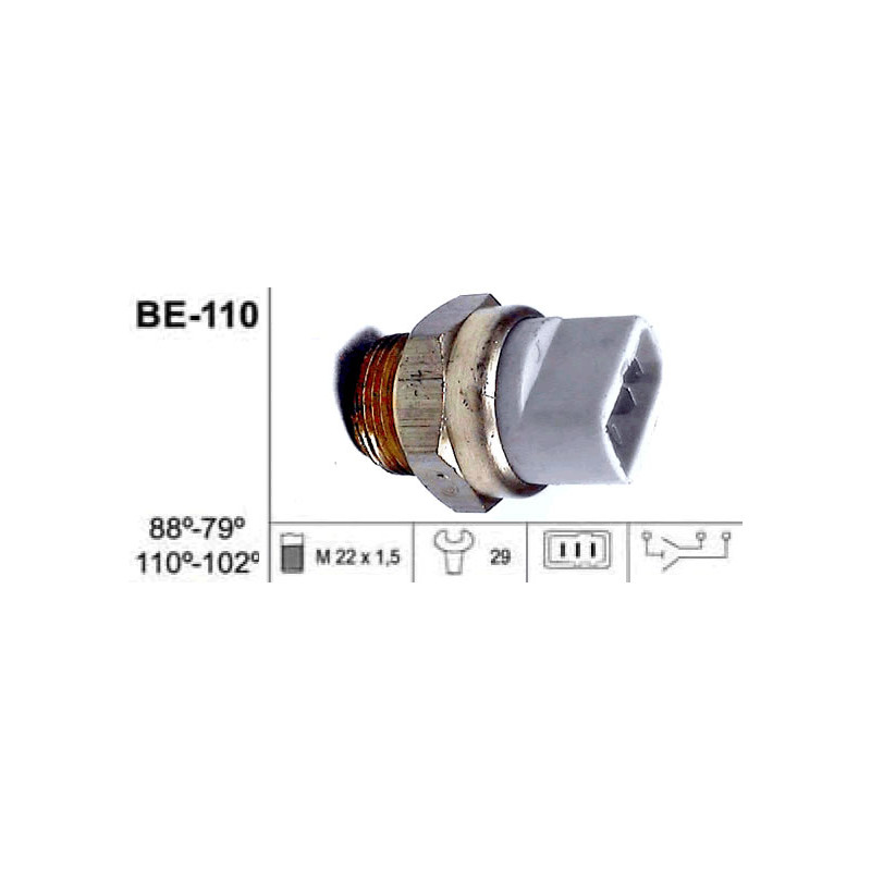 BULBO DE ELECTROVENTILADOR SCHINCA BE-110