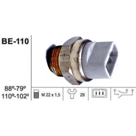 BULBO DE ELECTROVENTILADOR SCHINCA BE-110