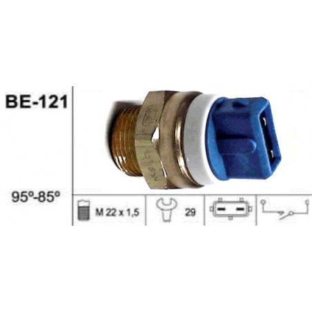 BULBO DE ELECTROVENTILADOR SCHINCA BE-121