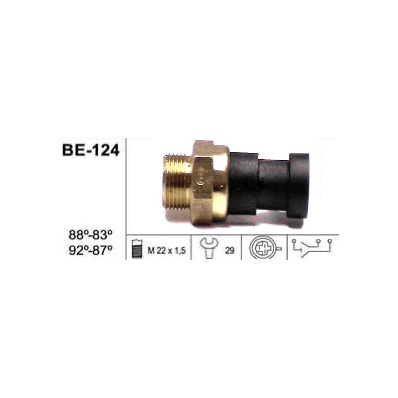 BULBO DE ELECTROVENTILADOR SCHINCA BE-124