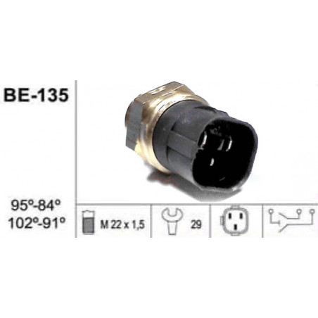 BULBO DE ELECTROVENTILADOR SCHINCA BE-135