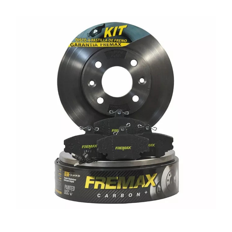 KIT DE DISCOS Y PASTILLAS DE FRENO FREMAX Kit 06