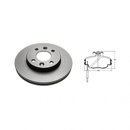 KIT DE DISCOS Y PASTILLAS DE FRENO FREMAX KIT 34