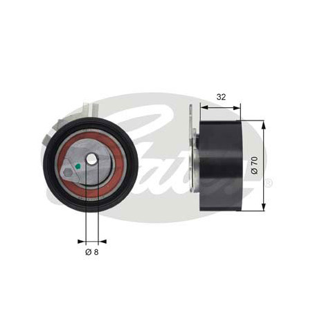 TENSOR DE CORREA DE DISTRIBUCION GATES T43117