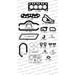 KIT DE JUNTAS DE MOTOR...