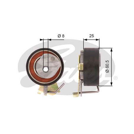 TENSOR DE CORREA DE DISTRIBUCION GATES T43023