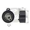 TENSOR DE CORREA DE DISTRIBUCION GATES T43034