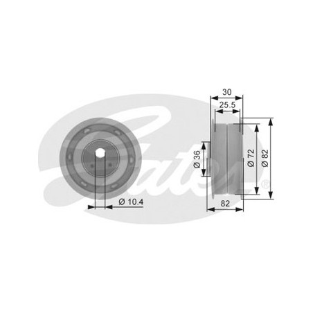 TENSOR DE CORREA DE DISTRIBUCION GATES T42123