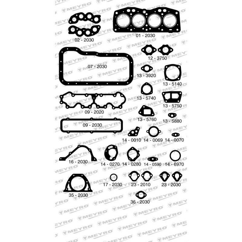 KIT DE JUNTAS DE MOTOR (COMPLETO) MEYRO 05-207 S