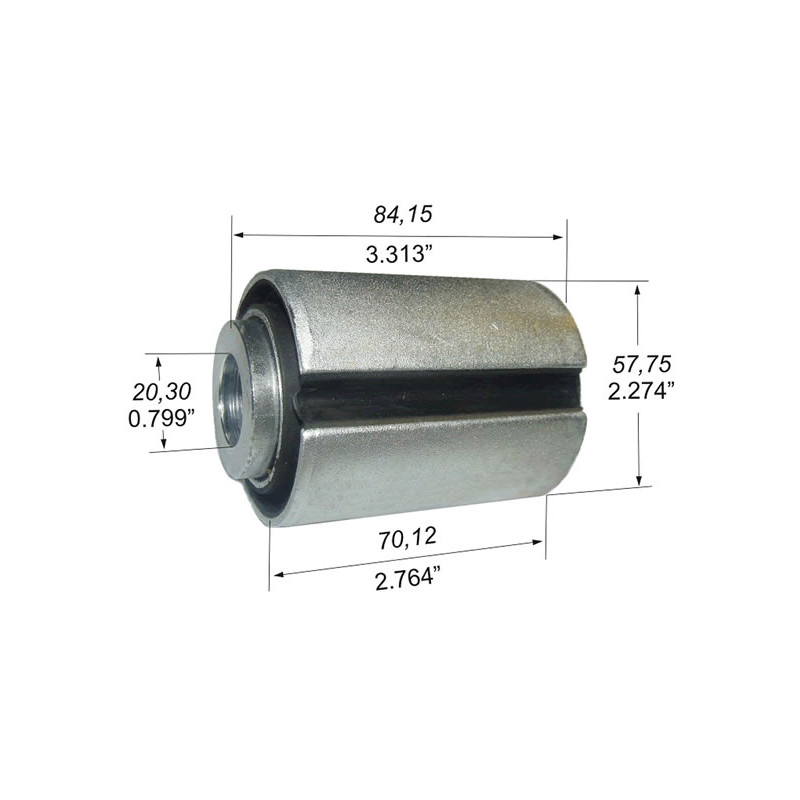 BUJE DE ELASTICO DE SUSPENSION CAPEMI 6178
