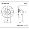ELECTROVENTILADOR DE RADIADOR DE AGUA VALEO 698637R