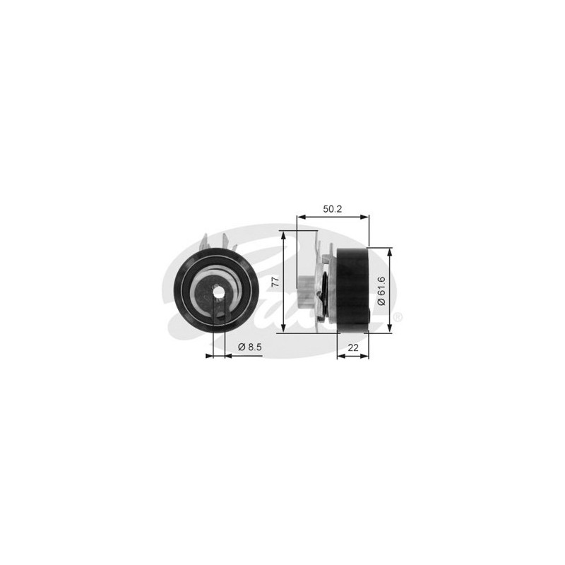 TENSOR DE CORREA DE DISTRIBUCION GATES T43061