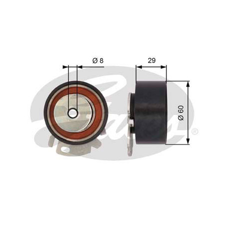 TENSOR DE CORREA DE DISTRIBUCION GATES T43068
