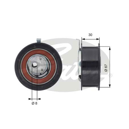 TENSOR DE CORREA DE DISTRIBUCION GATES T43069