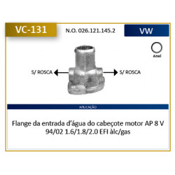 CONECTOR DE AGUA (VARIOS) CTC VC131