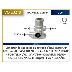 CONECTOR DE AGUA (VARIOS) CTC VC132D