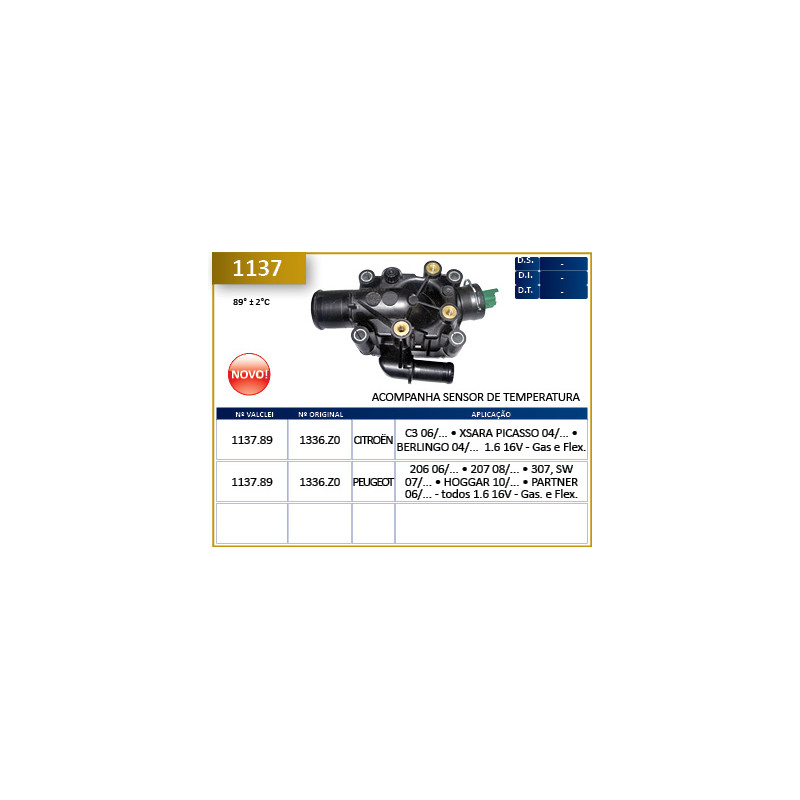 TERMOSTATO (COMPLETO) VALCLEI 1137.89