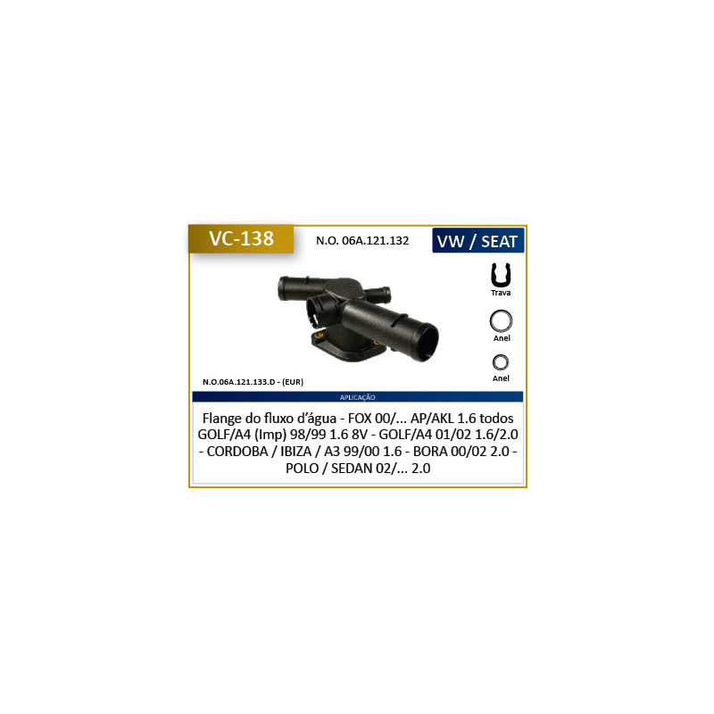 CONECTOR DE AGUA (VARIOS) CTC VC138