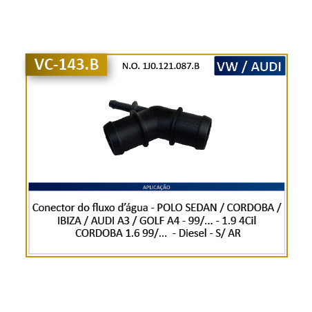 CONECTOR DE AGUA (VARIOS) CTC VC143B