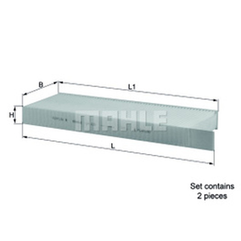 FILTRO DE HABITACULO MAHLE LA 428/S