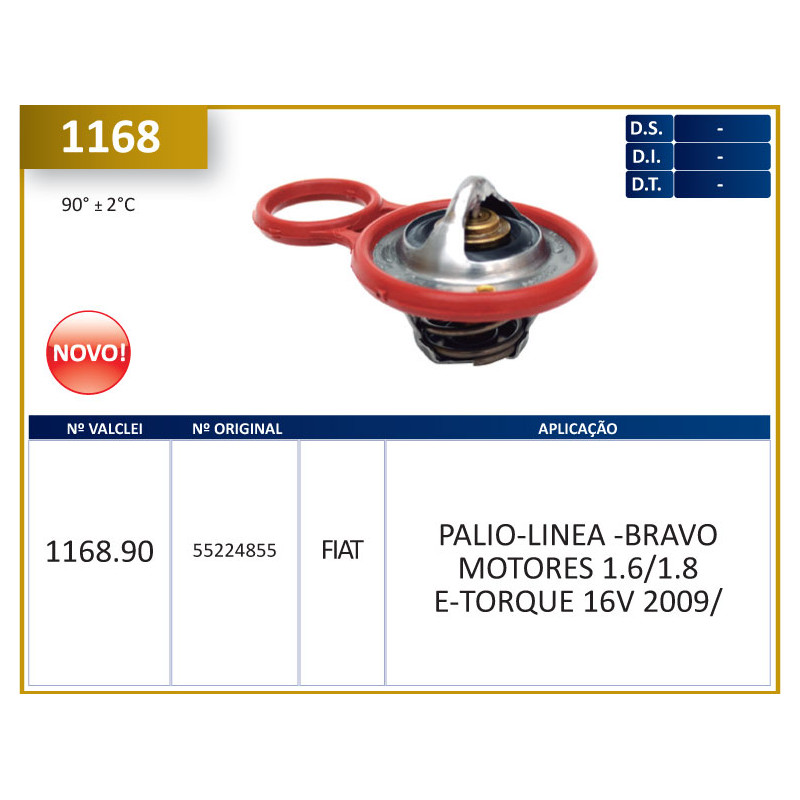 TERMOSTATO (SOLO) VALCLEI 1168.90