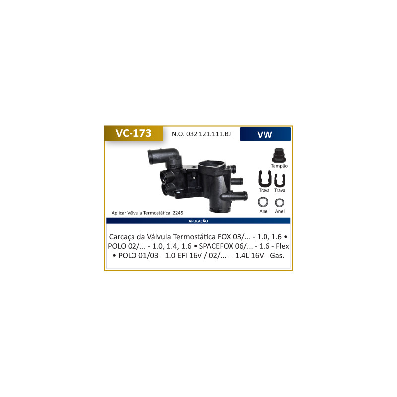 CONECTOR DE AGUA (VARIOS) CTC VC173