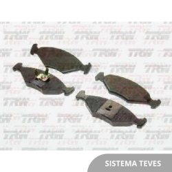 JUEGO DE PASTILLAS DE FRENO TRW RCPT00111