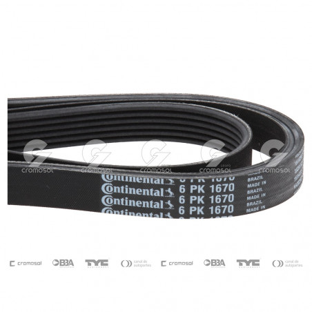 CORREA POLIV DE ACCESORIOS CONTINENTAL 6PK1670